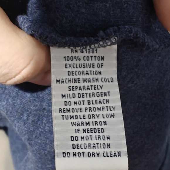 Vintage Polo Ralph Lauren Mens Sweater XL 100% Cotton Navy Blue Red Logo 1/4 Zip - Picture 4 of 5